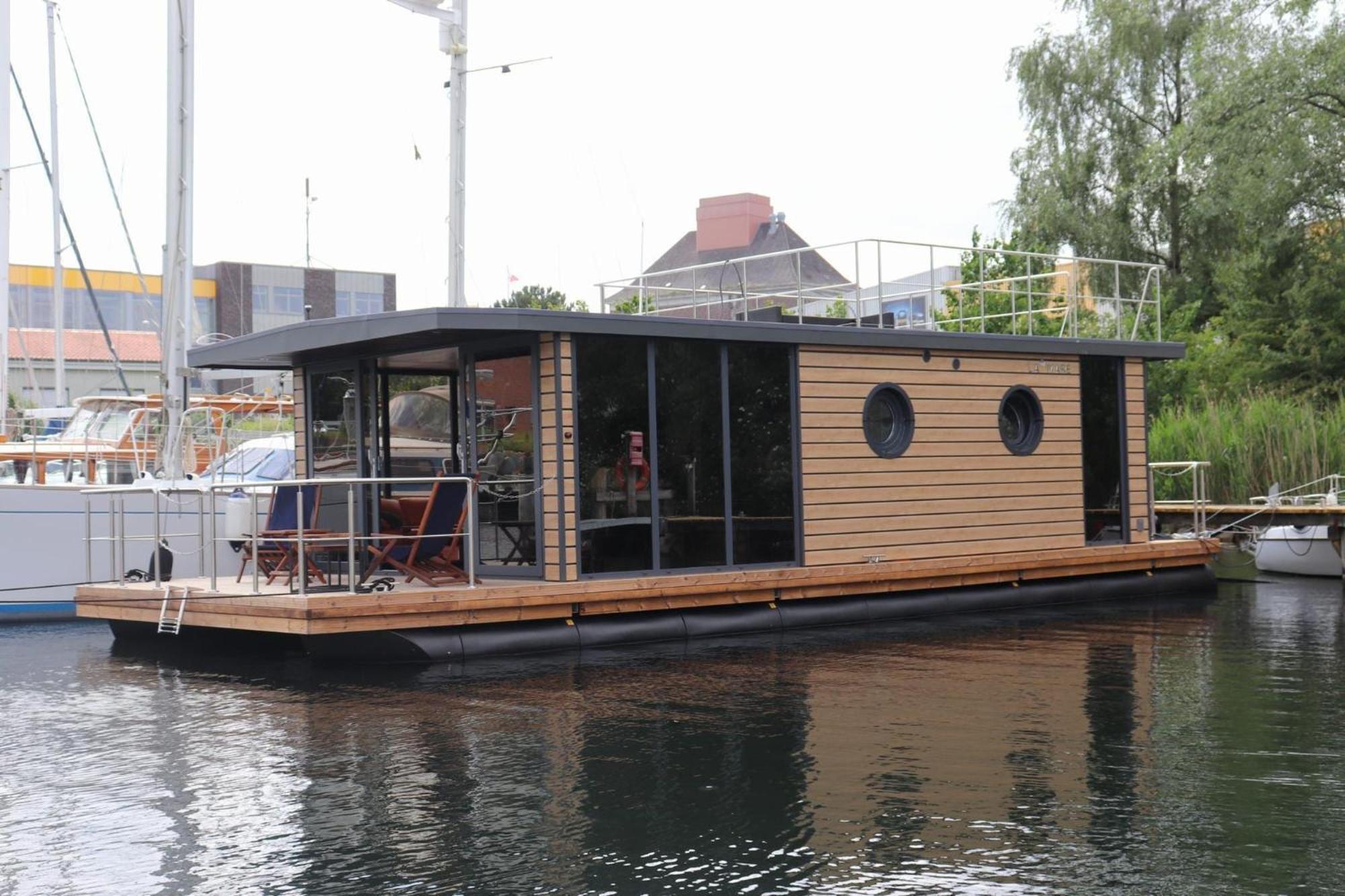 Houseboat Leni Flensburg Hotel Buitenkant foto