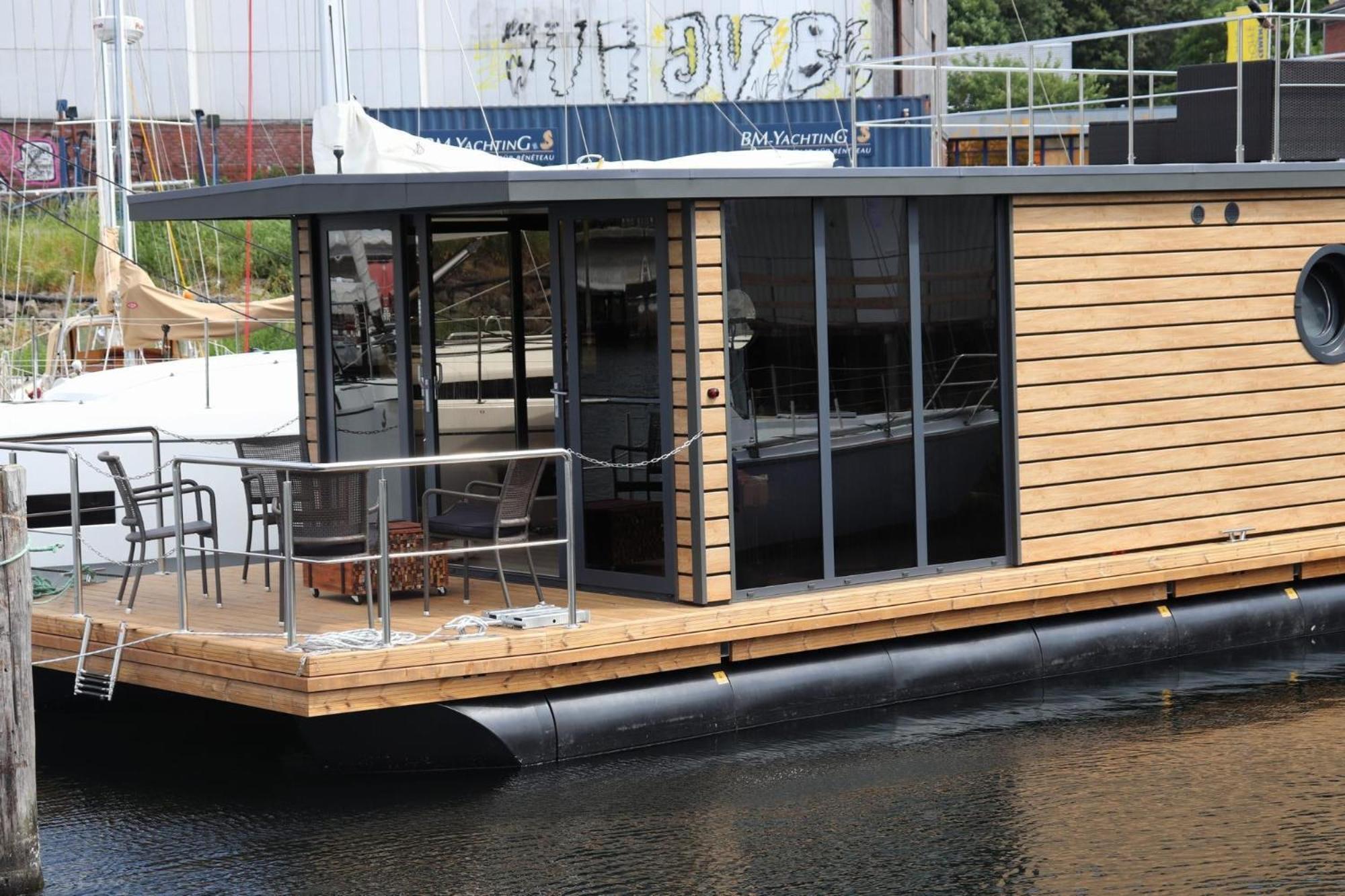 Houseboat Leni Flensburg Hotel Buitenkant foto